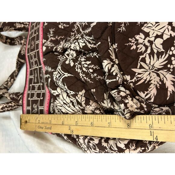Vera Bradley shoulder bag song brown Asian birds - Picture 8 of 10